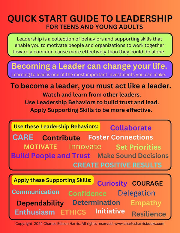 Quick Start Guide to Leadership | Charles Harris Books